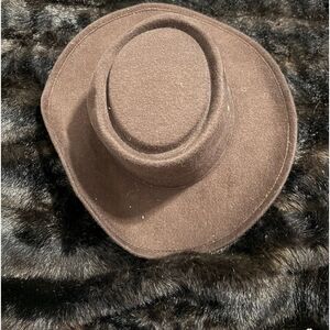 Western Express Cowboy Hat - Fitted  S/M - Brown Pinch Front